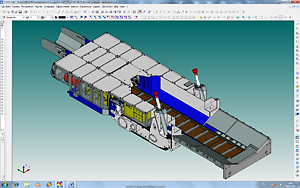 Проект 3D CAD Бункер-питатель